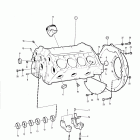 AQ200B Cylinder block and flywheel casing: a