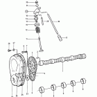 AQ200B Camshaft and valve mechanism: a