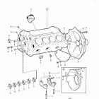 AQ200C Cylinder block and flywheel casing: a