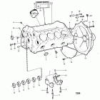 AQ200D Cylinder block and flywheel casing