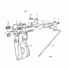 AQ231A Steering cable bracket kit, flybridge