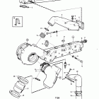 AQAD30A Induction- and exhaust manifold with installation compon...