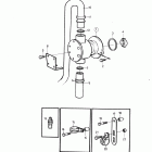 AQAD31A Sea water pump and installation components