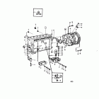 AQAD40B Cylinder block and flywheel casing
