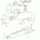 AQD21A Heat exchanger with thermostat and installation comps, m...