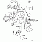 AQD40A Instrument panel and installation components: 858036