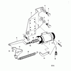 AQD70BL Stop solenoid and installation components mo46197 / xxxx...