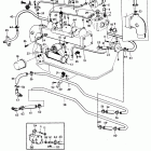 BB115B Cooling system, induction- and exhaust manifold, earlier...