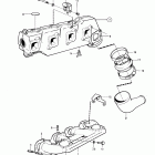 BB145A Induction- and exhaust manifold: b