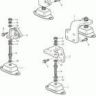 D1-13A Engine suspension for reverse gear