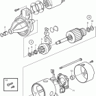D1-20A Starter motor, components