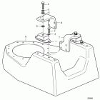 D1-20B Engine suspension, sail boat drive unit