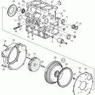 D1-20B Cylinder block and flywheel housing