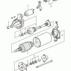 D1-30B Starter motor, components