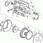 D2-40A Cylinder block and flywheel housing