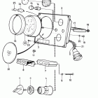 D2-40A Instrument panel standard, with key switch