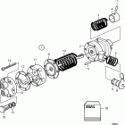 D2-55A Fuel feed pump, components