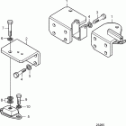 D2-55D Engine suspension, sail boat drive unit