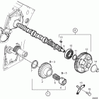 D2-55F Camshaft and gears