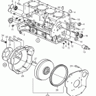 D2-75A Cylinder block and flywheel housing