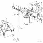 D2-75B Fuel filter and feed pump