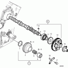 D2-75B Camshaft and gears