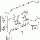 D3-110I-C Fuel injector and delivery pipe
