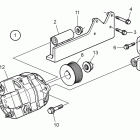 D3-110I-C Mounting kit, extra alternator