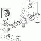 D3-130I-A Exhaust line and air filter