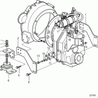 D3-130I-B Engine mounts for reverse gear hs63ve