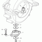 D3-140A-D Engine suspension for sx-drive