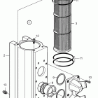 D3-140A-D Heat exchanger, components