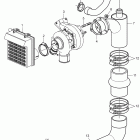 D3-160A-B Exhaust line and air filter