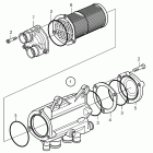 D3-160I-A Heat exchanger, components