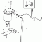 D3-220I-D Fuel filter, connecting parts