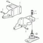 D4-225A-B Engine suspension, later production