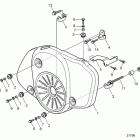 D4-225I-B Belt guard for engines without compressor. extra equipme...