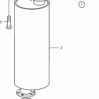 D5A-A T Silencer dry 4''(102mm)