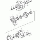 D5A-A T Alternator sn-1034171 28v 55a, components