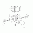 D41B Oil filter and installation components