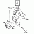 D41B Turbo and air filter with installation components: c