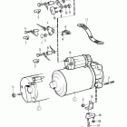 D41A Starter motor and installation components