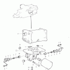 D41A Oil filter and installation components
