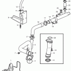 D16C-A MH Water pump and installation components