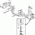 D16C-A MH Flexible engine suspension, front