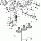 D16C-A MG Oil filter housing and oil filter