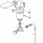 D16C-A MG Oil drain pump and installation parts, engine mounted