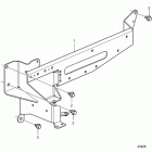 D16C-A MG Bracket for crankcase ventilation and water pipe / pump-...