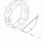 D5A-A TA Cover plate for flywheel housing