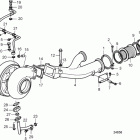 D13B-A MP Turbocharger, rear